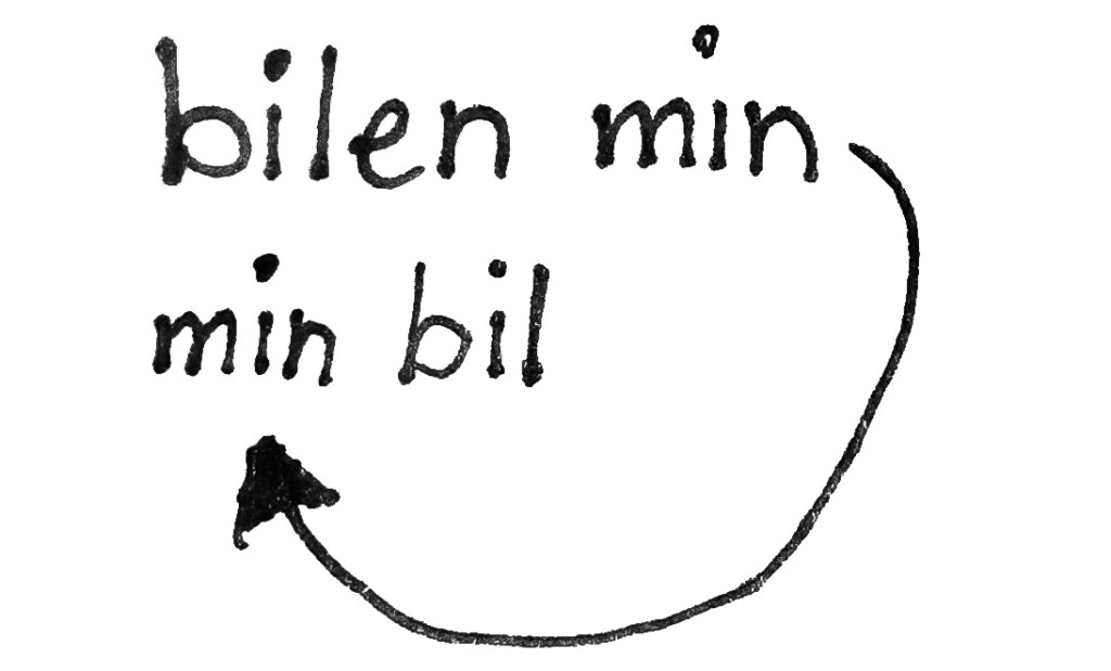 Bilen min - min bil